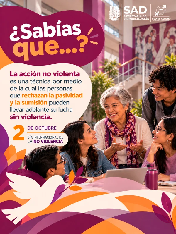 2 de octubre, Día Internacional de la No Violencia